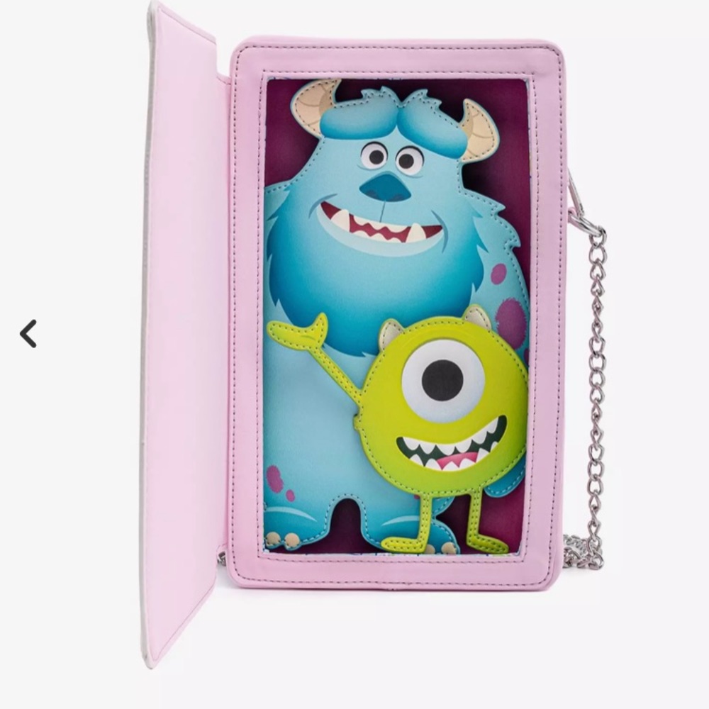 NWT Disney Pixar Loungefly Monsters Inc. Boo’s Door Crossbody Bag